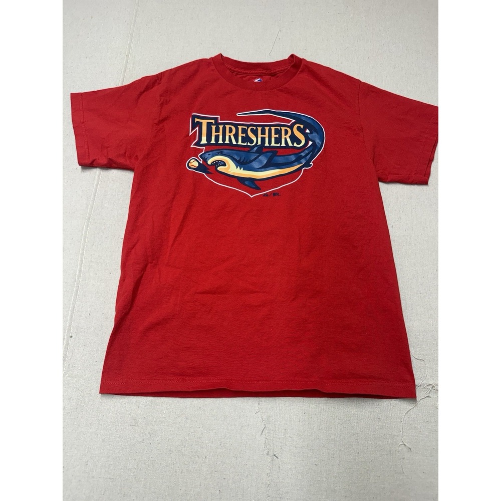 Clearwater Threshers Majestic T-Shirt Red Men’s XL Baseball Graphic [A16]